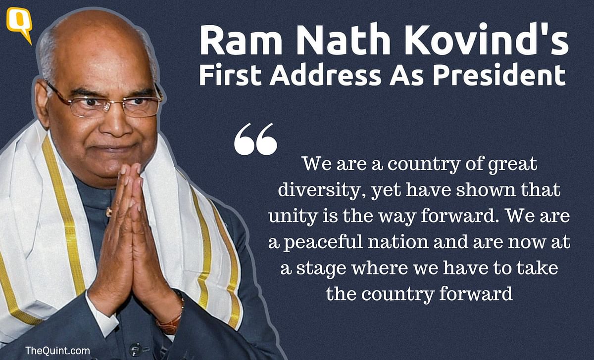 Key takeaways from Ram Nath Kovind’s first address as President of India.