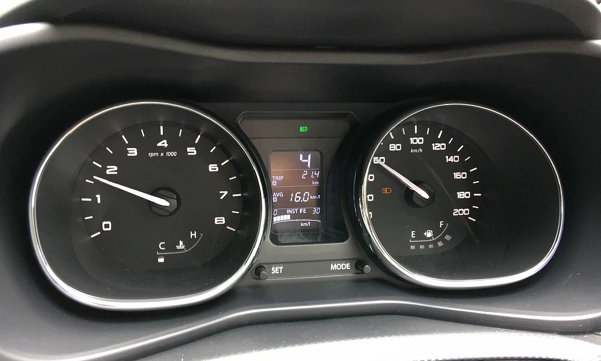 No official mileage figures have been given yet, but the diesel returned over 16 kmpl. 