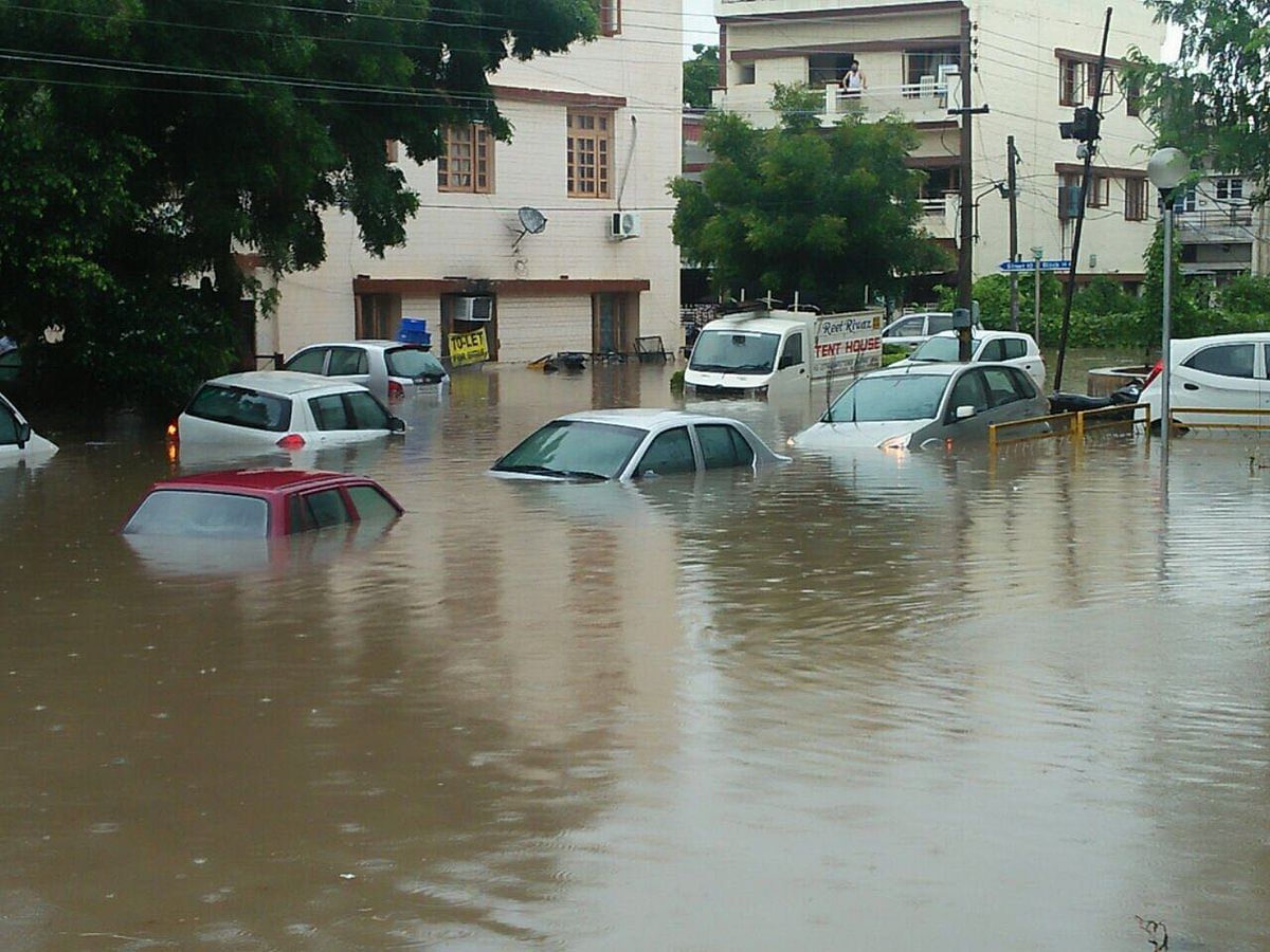 

Union Territory Chandigarh recorded 115 mm rainfall between 8:30 am till 2:30 pm.