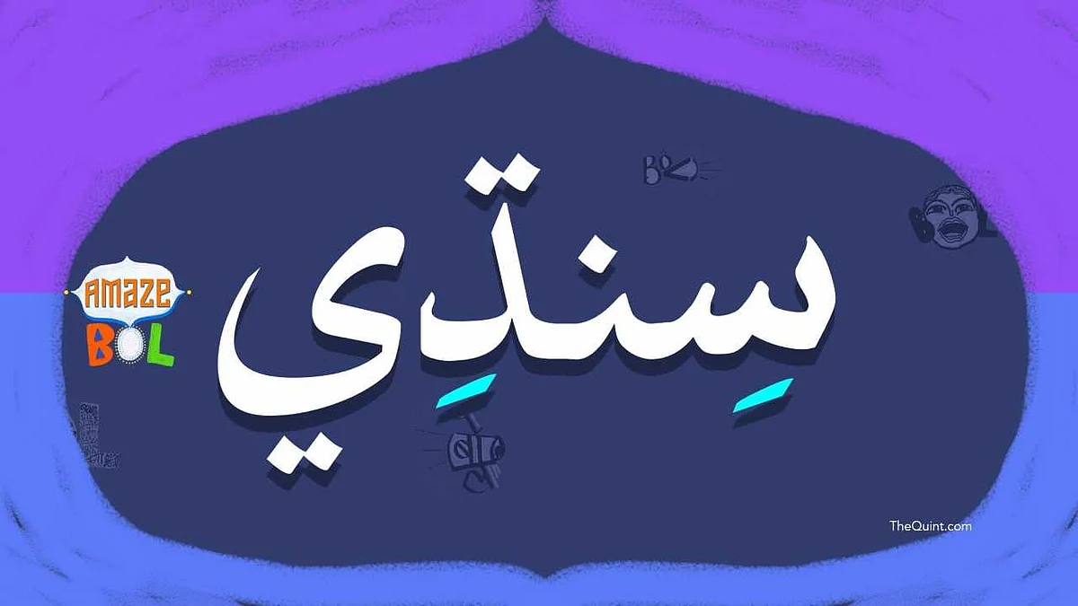Sindhi, staying true to the community’s multiculturalism, is an eclectic blend of Arabic, Devanagari, Landa, Khudabadi and Gurmukhi scripts.