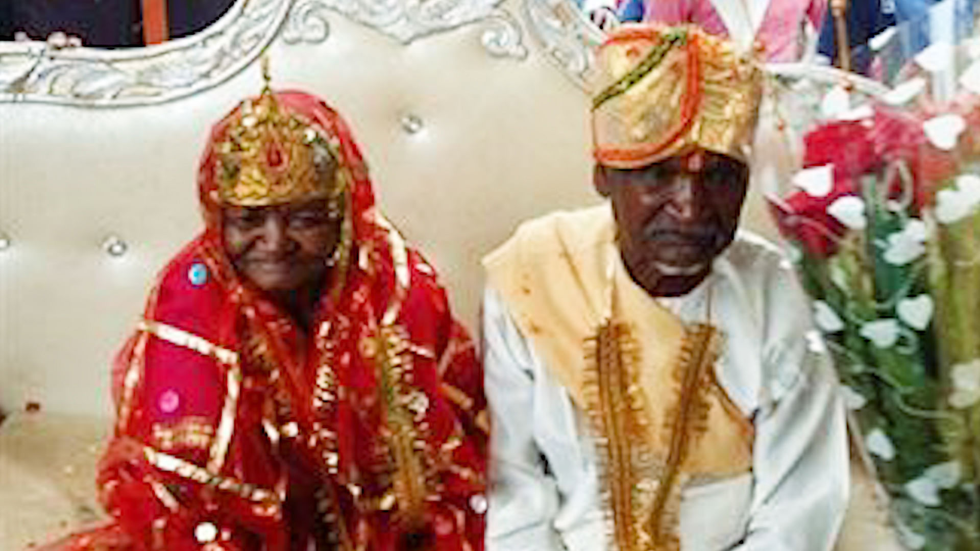 The elderly couple tied the knot in Jashpur, Chhattisgarh.