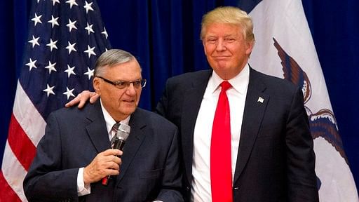 Trump and Arpaio at a meet.