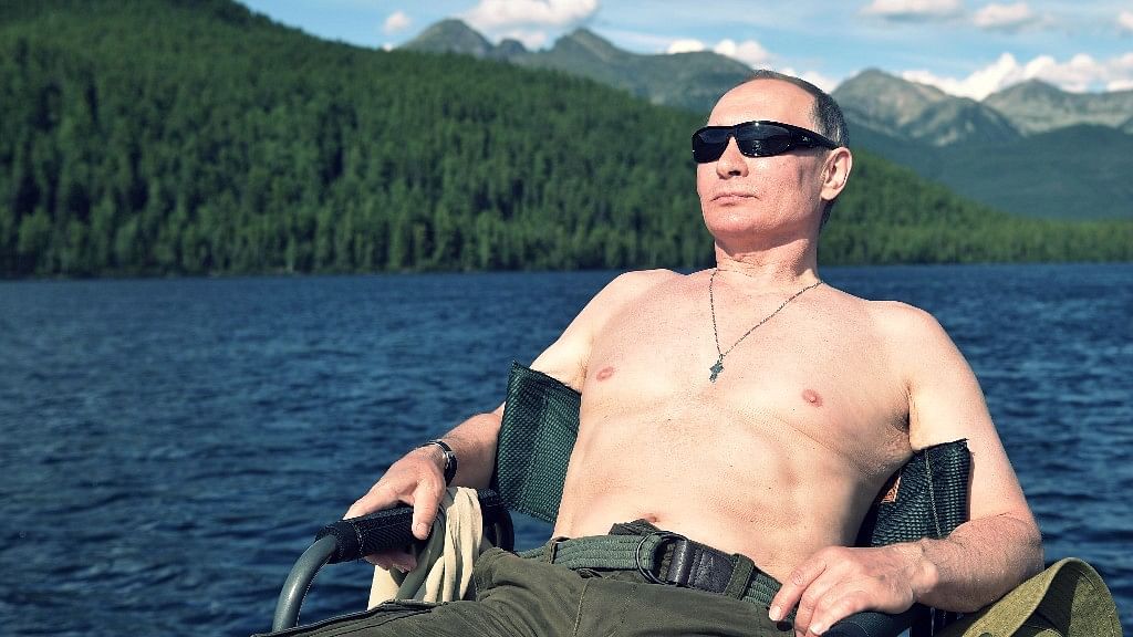 Vladimir Putin on a vacation. (Photo: AP)