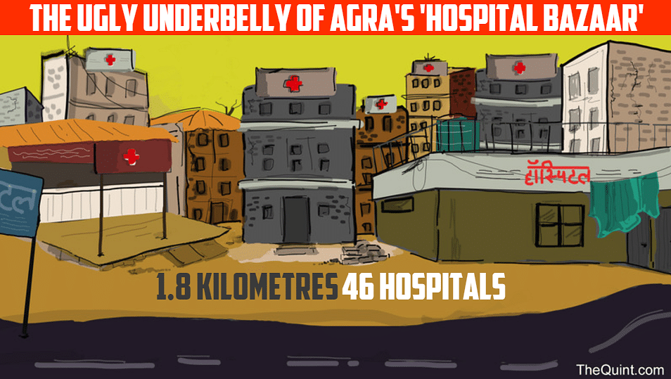 

 Unqualified ‘doctors’ and under-equipped facilities are putting patients’ lives at risk in Agra’s hospital hub.