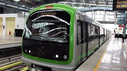 Bengaluru metro rail. 