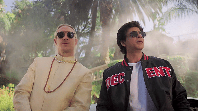 Shah Rukh Khan and Diplo in their new song ‘Phurr’.