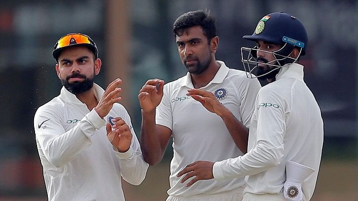 India thrashed Sri Lanka by an innings and 171 runs in the third Test at Kandy.
