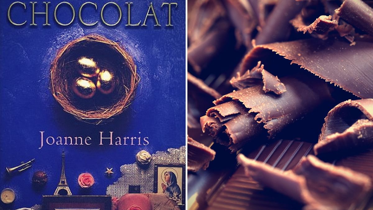 Joanne Harris’s ‘Chocolat,’ served up desserts like soft, cream-filled confections, hot cocoa, and chocolate bonbons