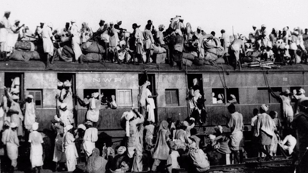 In this September 1947 photo hundreds of Muslim refugees crowd on top a train leaving New Delhi for Pakistan. Image used for representational purposes.