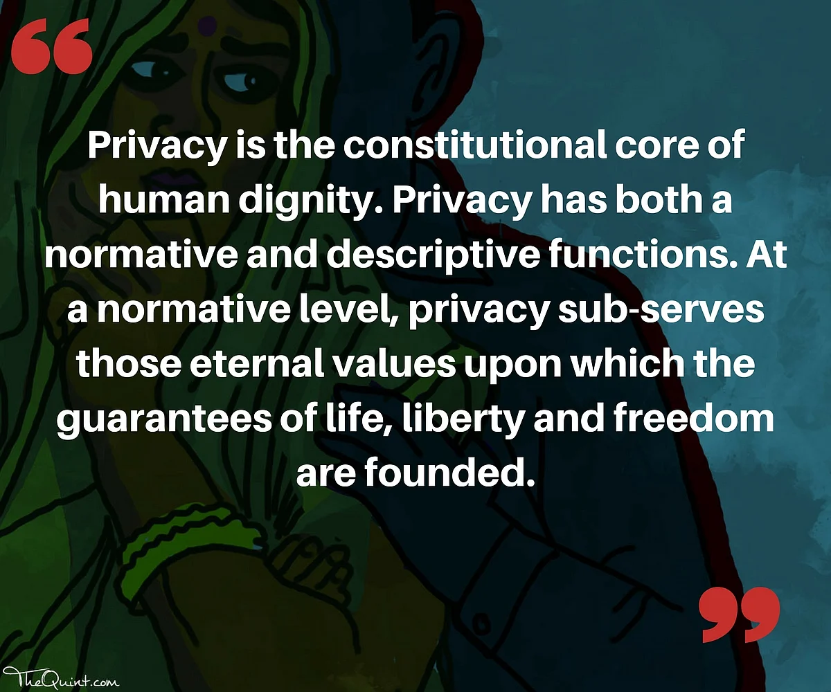 Excerpt from Justice Chandrachud’s observation.