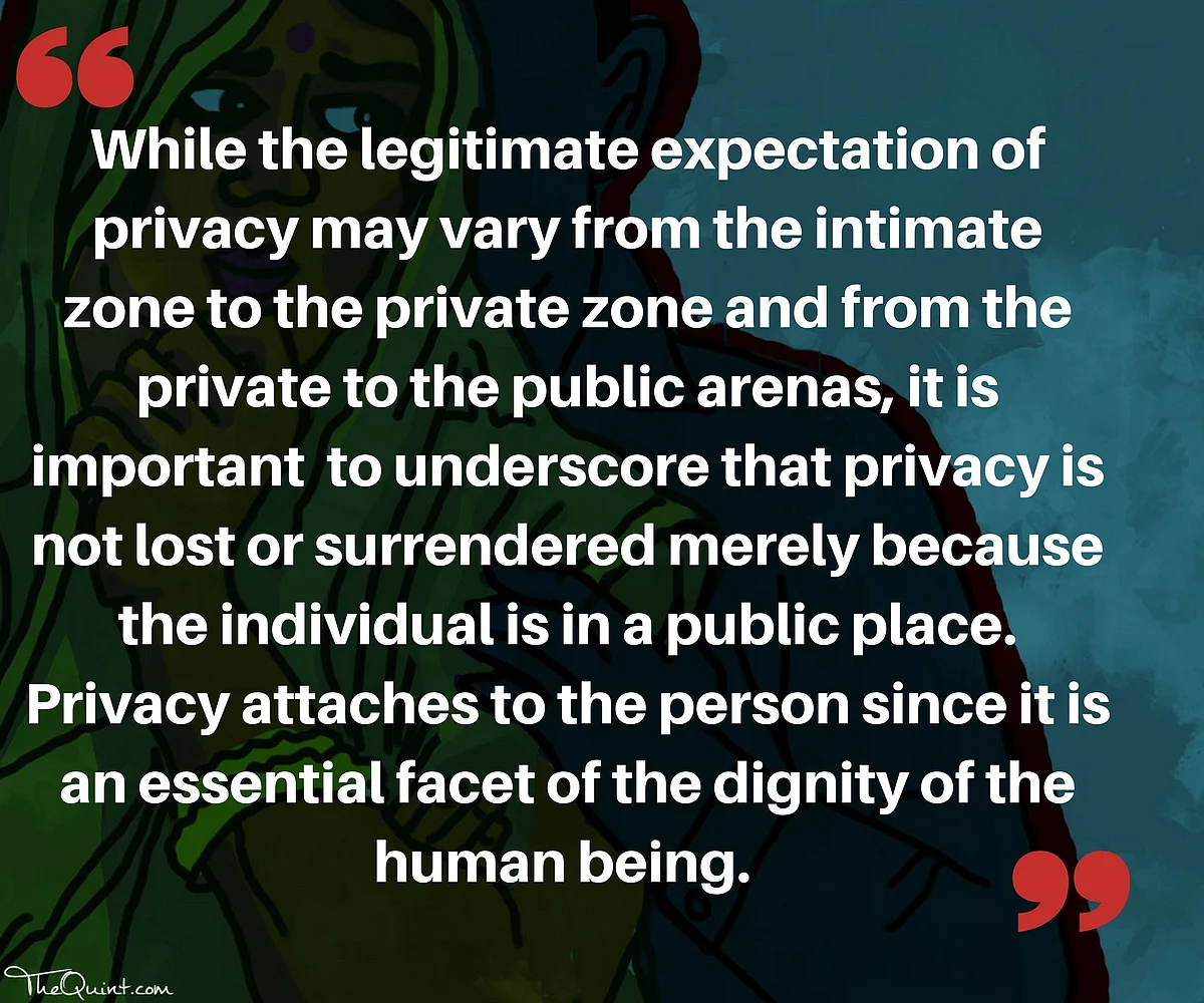 Excerpt from Justice Chandrachud’s observation