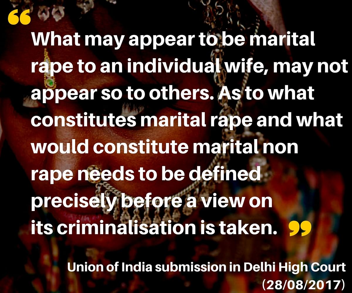 “What may appear to be marital rape to an individual wife, may not appear so to others.” 