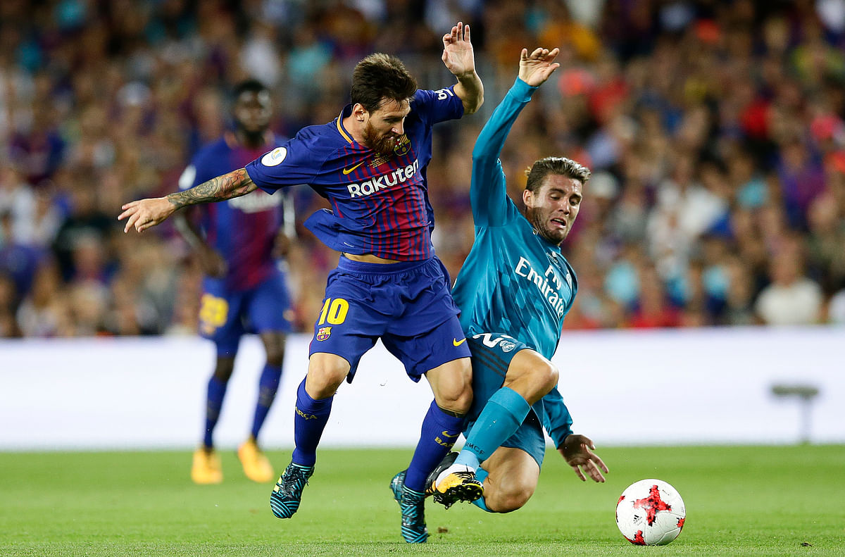 Real Madrid beat Barcelona 3-1 in the first leg of the Spanish Super Cup at Camp Nou on Sunday.