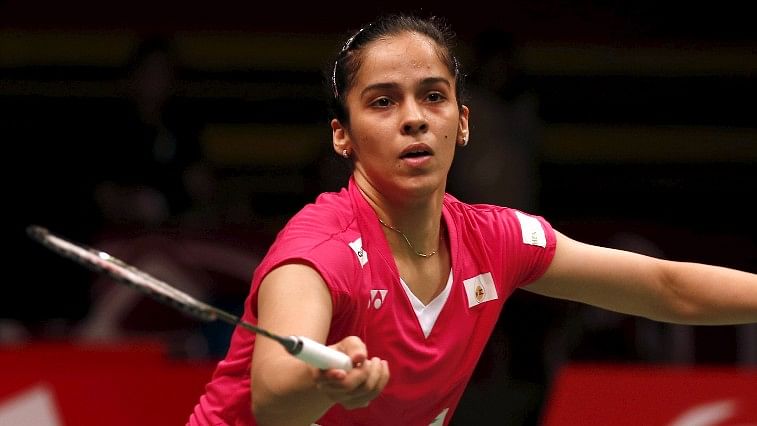 Indian shuttler Saina Nehwal crashed out of the China Open after a first round loss to Thailand’s Busanan Ongbamrungphan.