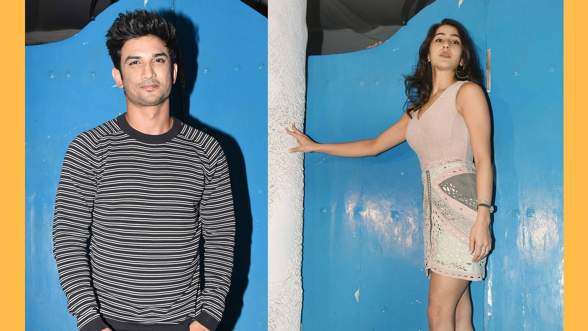 Sushant Singh Rajput was spotted with Sara Ali Khan.