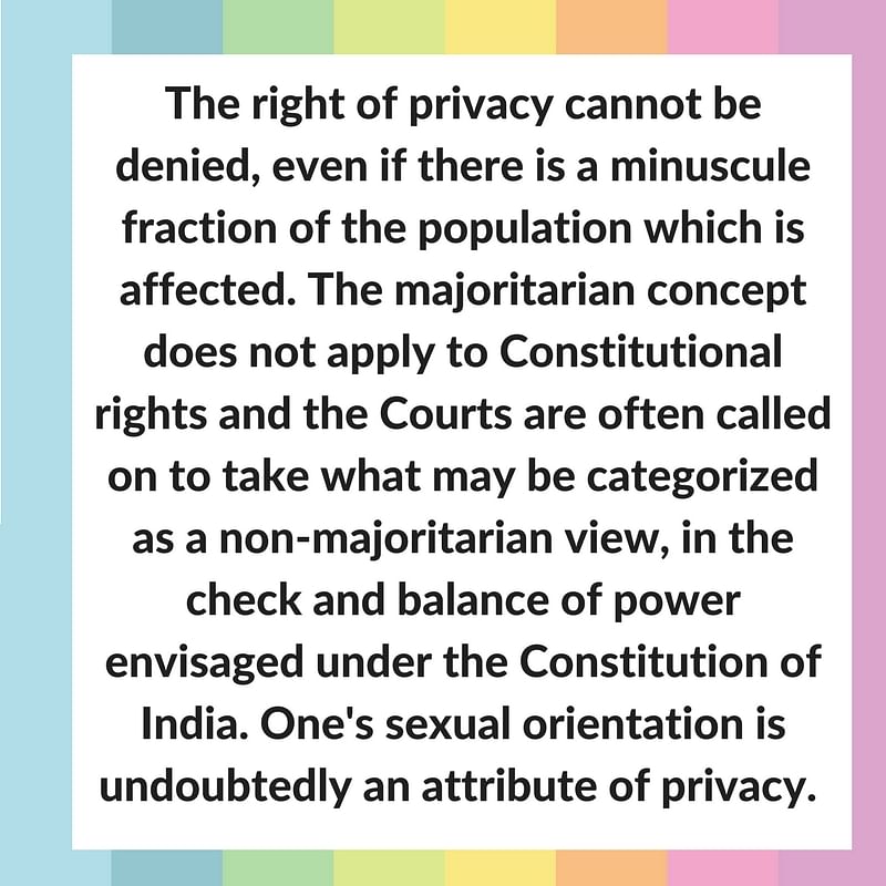SC’s move to review the draconian Section 377 was made possible by the August 2017 decision on Right to Privacy.
