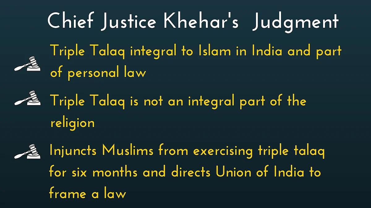 Triple Talaq: 5 Judges, 3 Views, 1 Order, But Why No Clarity?