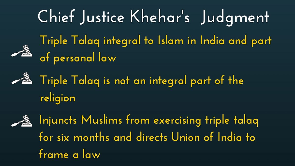 The easy-to-digest version of the triple talaq judgment. 