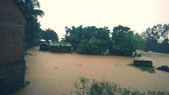 Over one lakh people have been affected by the Meghalaya floods. (Photo Courtesy: Twitter)
