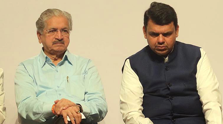 Maharashtra Industries minister Subhash Desai with CM Devendra Fadnavis.