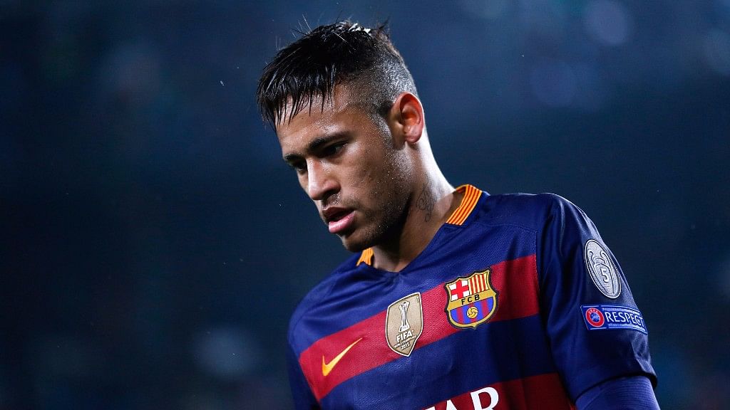 File photo of Neymar in Barcelona jersey.&nbsp;