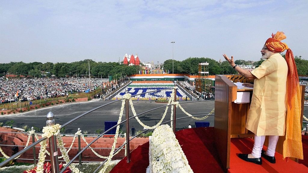 PM Modi Keeps His Promise, Delivers His Shortest I-Day Speech