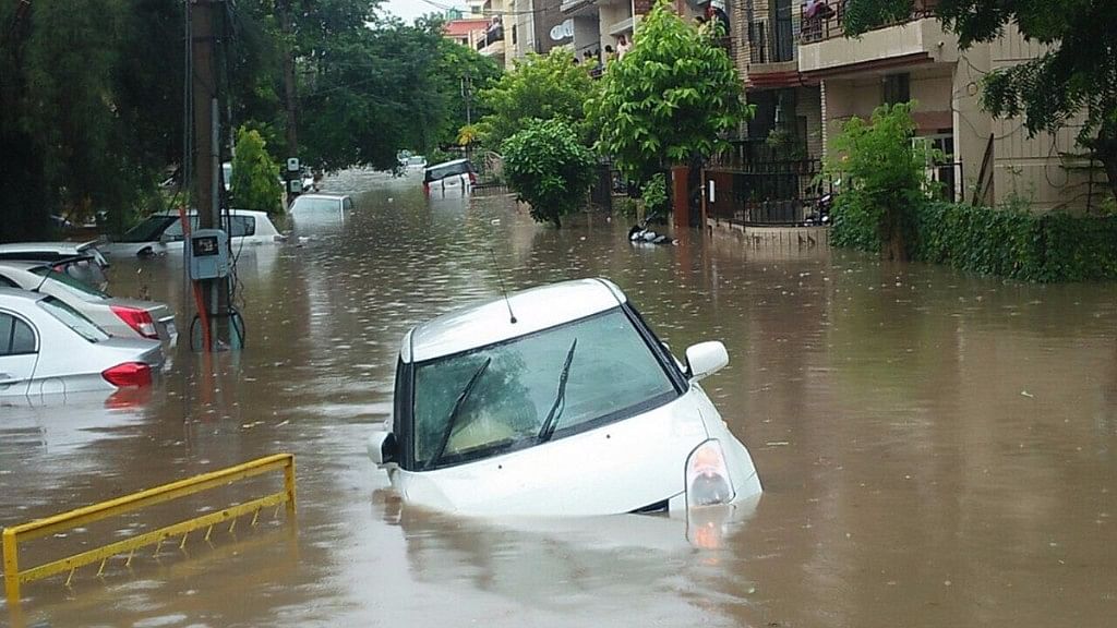 Life came to a halt as it rained in Chandigarh and adjoining areas on Monday.