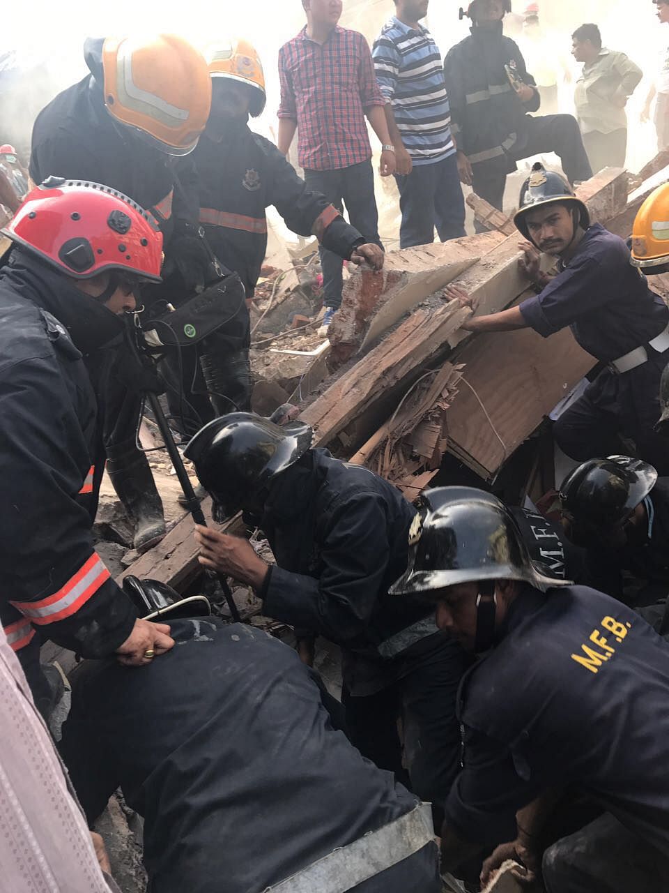 

The collapse of a five-story residential building in Mumbai’s Bhendi Bazar area has left at least 12 people dead.