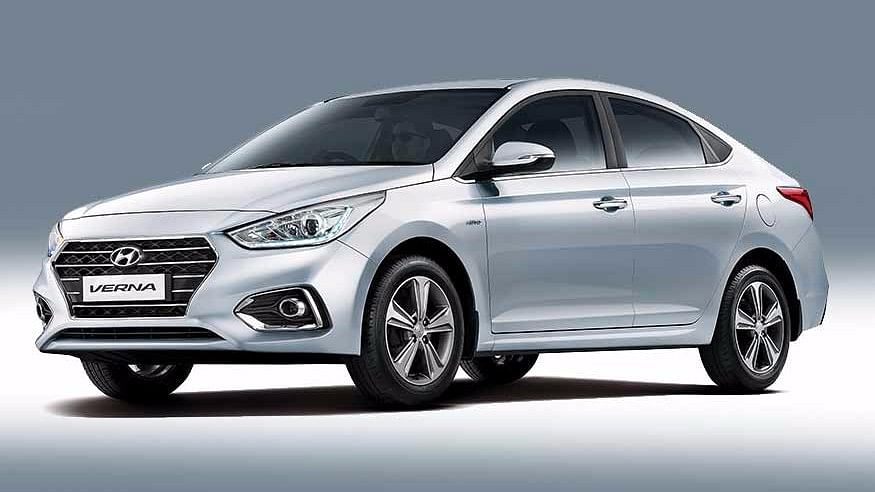 The 2017 Hyundai Verna looks like a smaller Elantra.&nbsp;