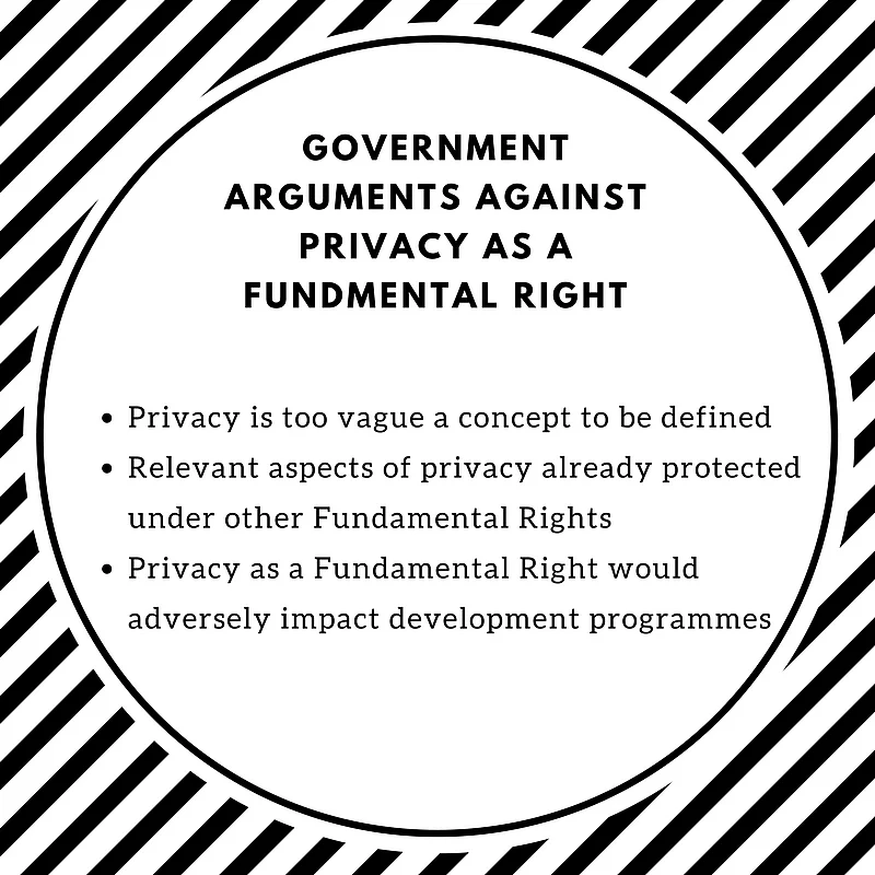 Summary of the arguments against privacy as a fundamental right.