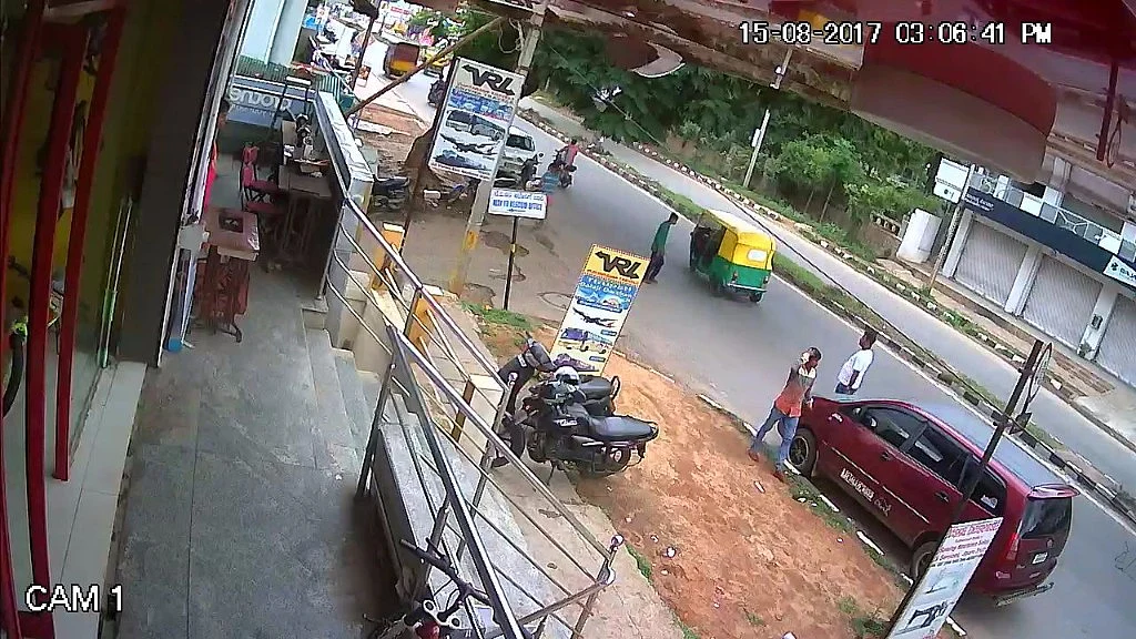 Police released this CCTV footage, which they claim helped crack the murder. 