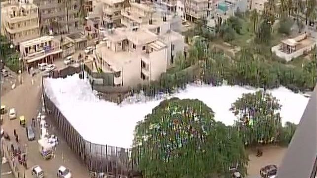 

Forced to stay  indoors because of the toxic foam, residents are now up in arms, demanding that something be done.