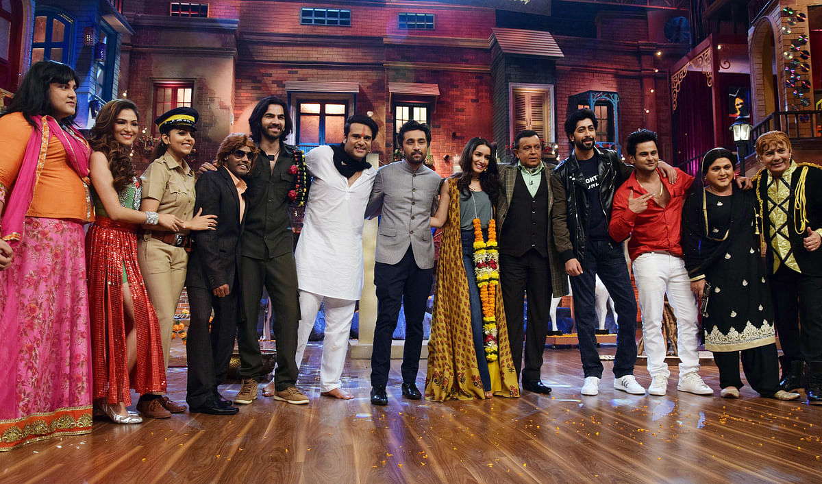 Shraddha Kapoor was present with her brother, Siddhanth Kapoor on the sets of Drama Company.