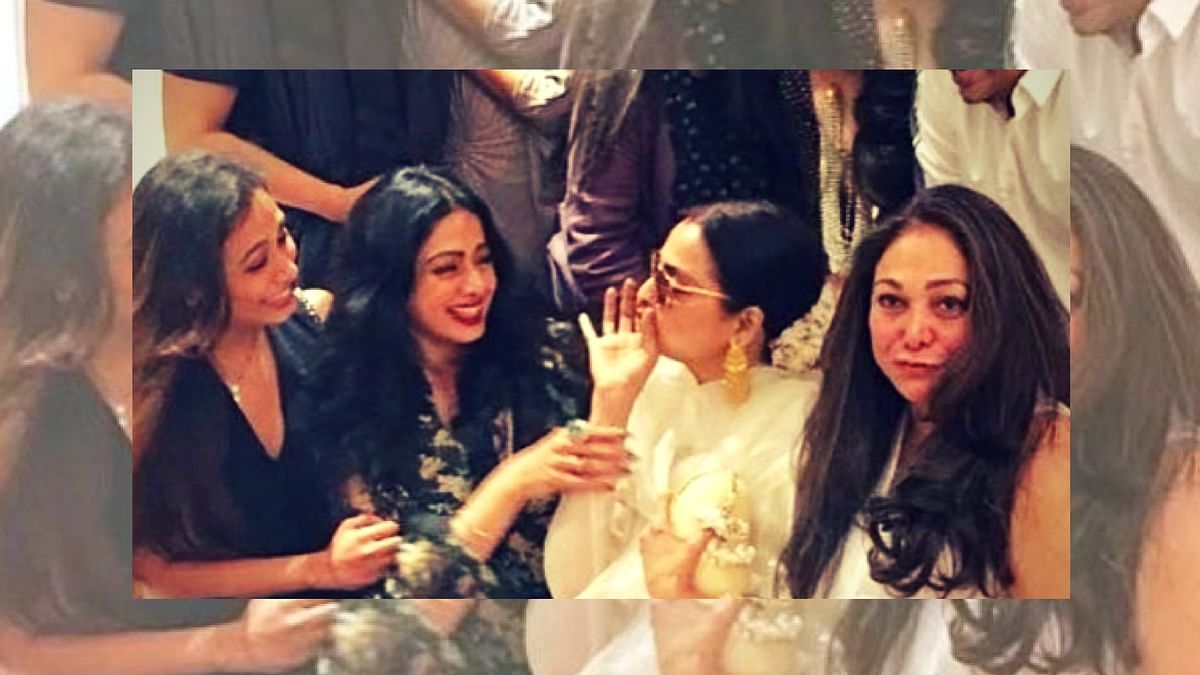 In Pics: Rani, Rekha, Aishwarya, Vidya Party With Sridevi