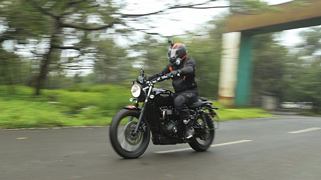 We take a quick ride astride the Triumph Street Scrambler after the launch.&nbsp;