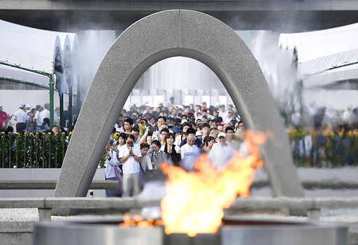 

Hiroshima which suffered US atomic bombing in 1945 during World War II, commemorated its 72nd anniversary.