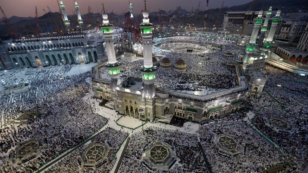 Muslim pilgrims pray around the holy Kaaba at the Grand Mosque, during the annual hajj pilgrimage in Mecca. Image used for representational purpose.