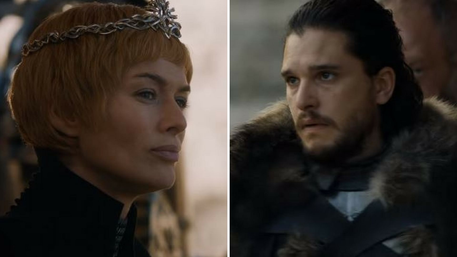 Jon Snow and Cersei Lanister stare each other down in the trailer of Season 7 finale.