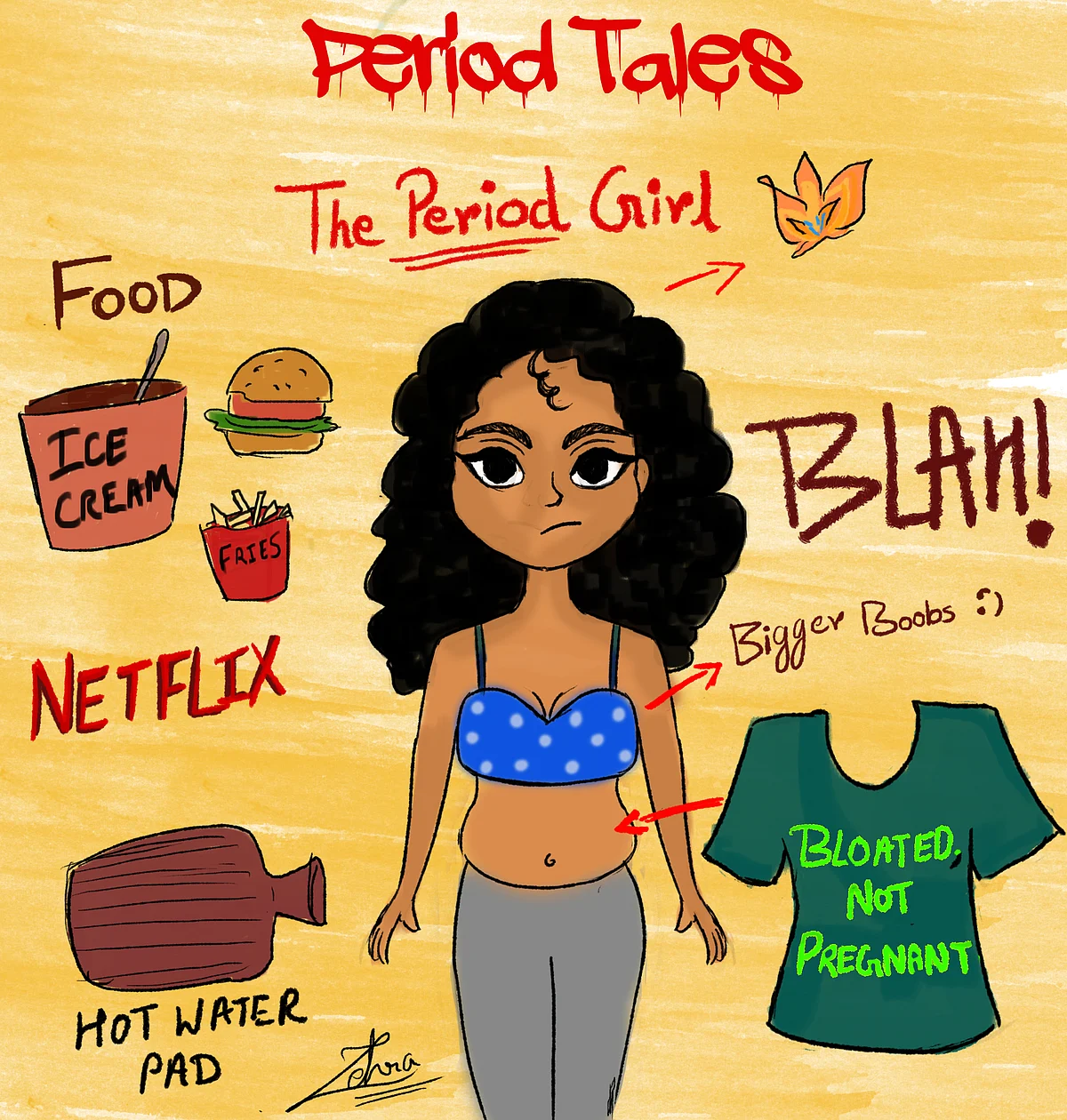 The days I turn into ‘the period girl’.