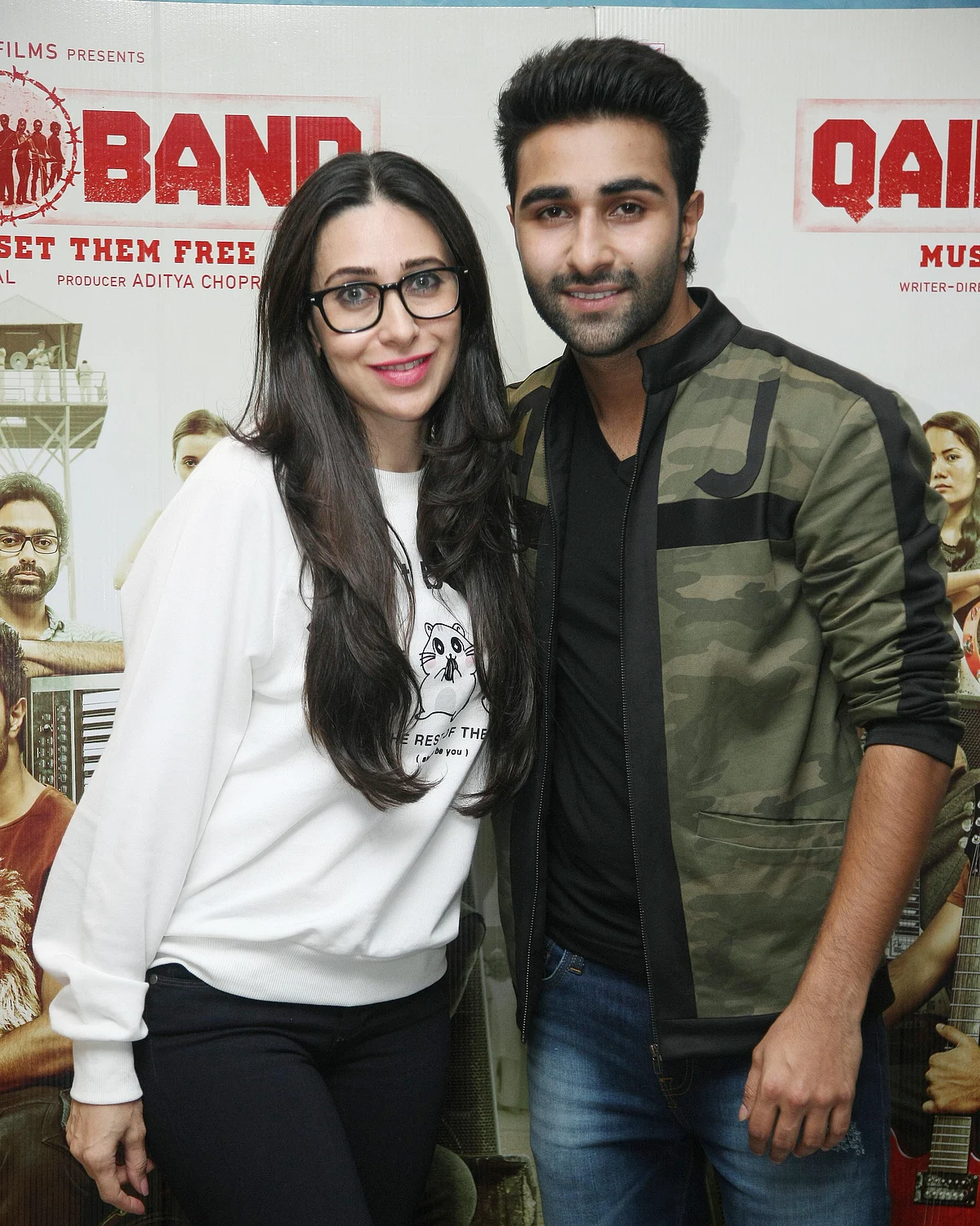 Karisma with Aadar. 
