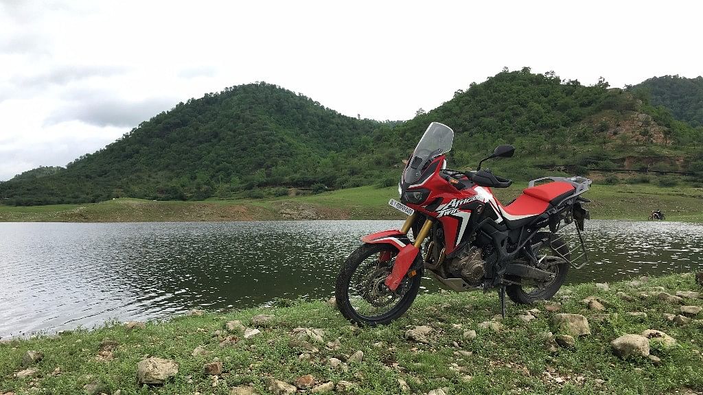 The new Honda Africa Twin in India.