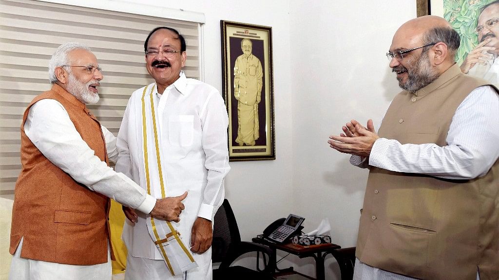 Vice Presidential Election: Naidu Beats Gandhi With 516 Votes