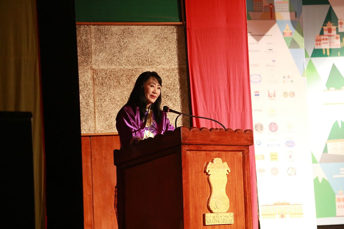 Bhutan PM Performs with a Student at Mountain Echoes Inaugural