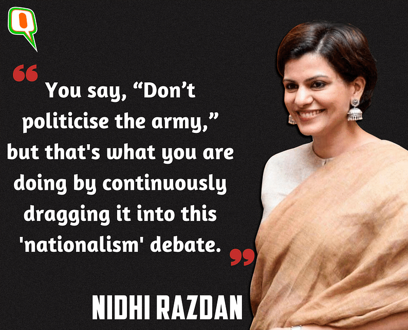 “Those handing out certificates of patriotism are fake nationalists themselves. Why force nationalism on anyone?”