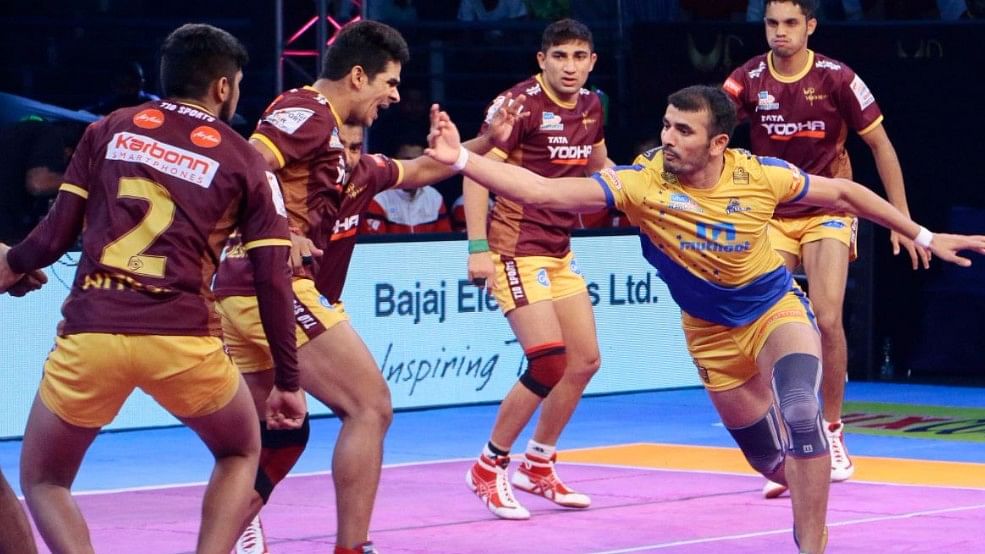 

Promising raider Rishank Devadiga scored 14 points for the hosts while skipper Ajay Thakur contributed with 10 points for the Thalaivas.