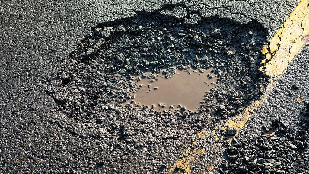 A representational image of a pothole.&nbsp;
