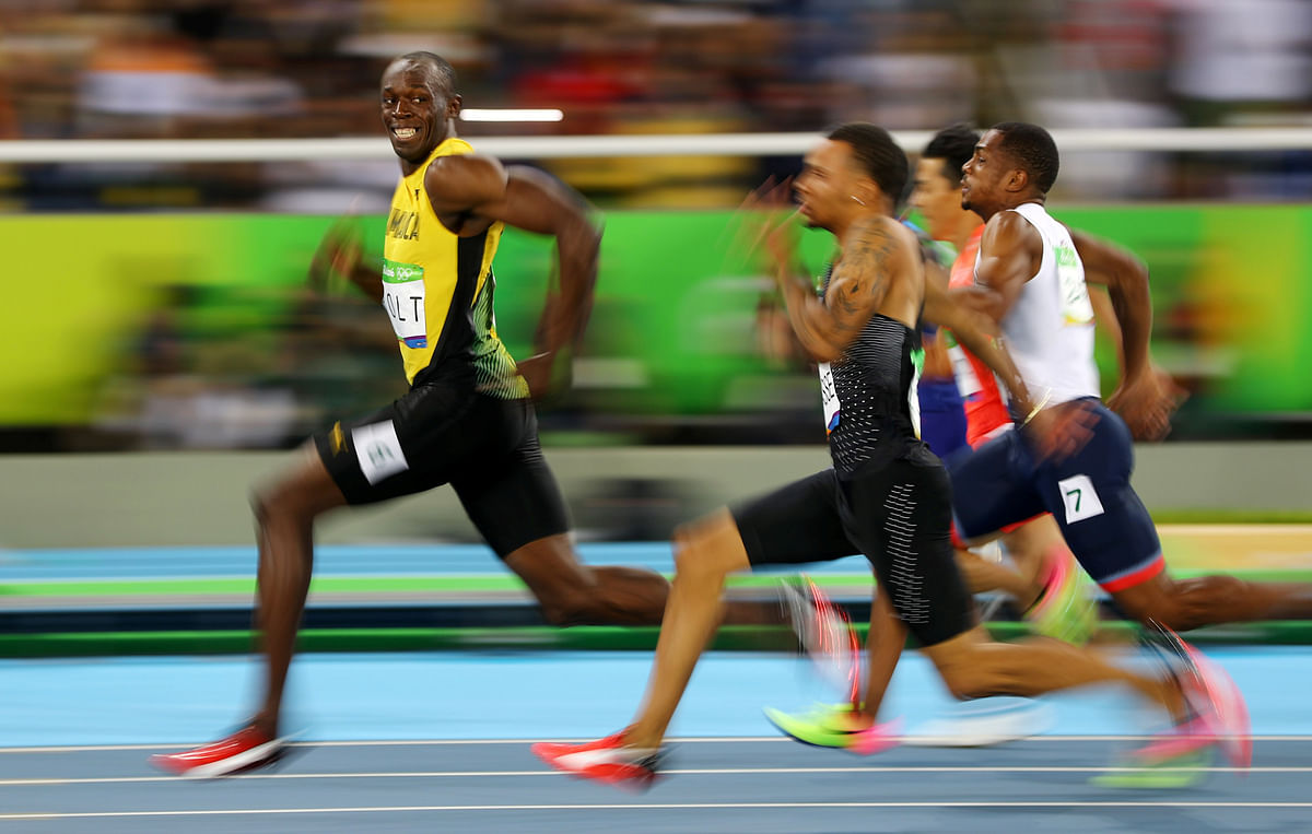 Usain Bolt made it clear that it is impossible for him to lose in the final race of his career.