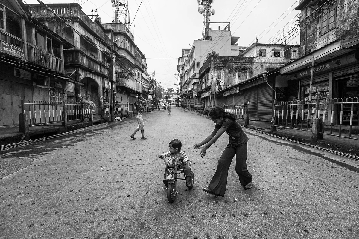 An empty Street in Kalimpong.
