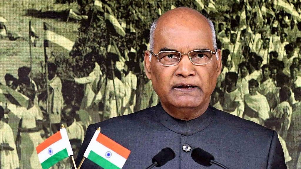 

In his Independence Eve address, Ram Nath Kovind said “Demonetisation has boosted efforts for an honest society.”