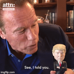 Schwarzenegger says what Donald Trump didn’t.